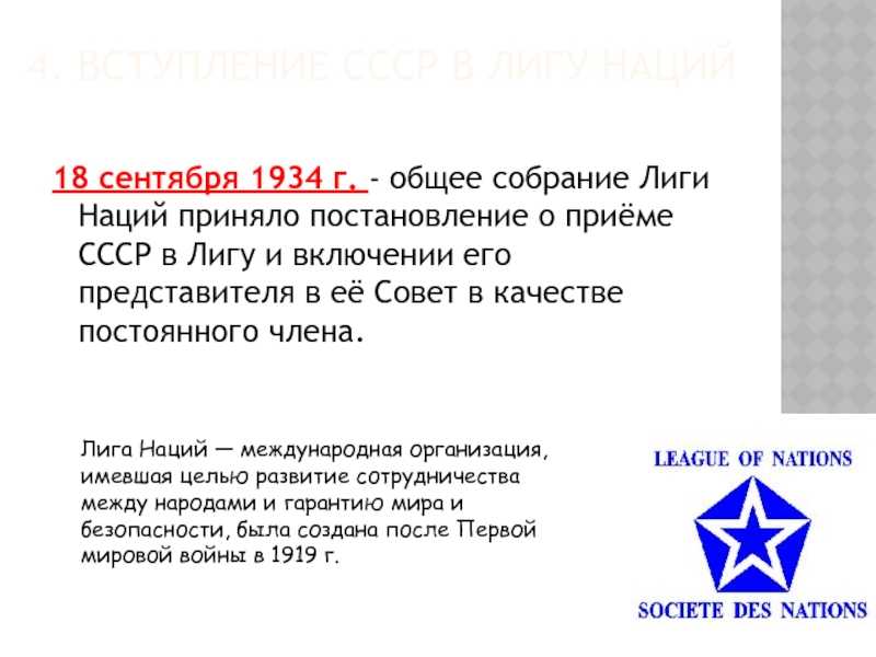 Выйдя из лиги наций: как и когда ссср оставил мировое сообщество