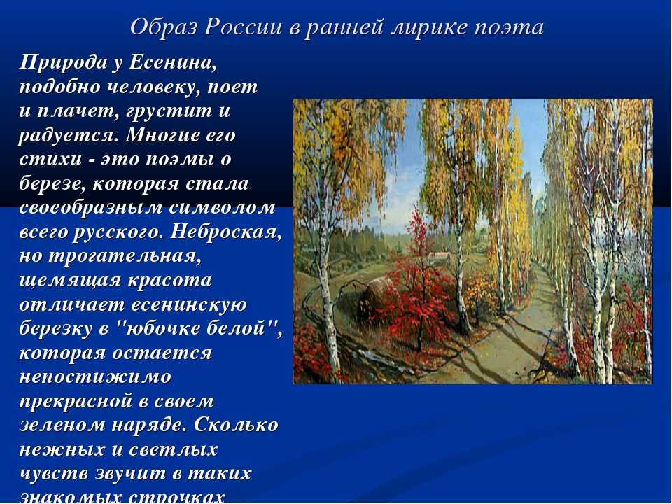 Красота природы россии сочинение