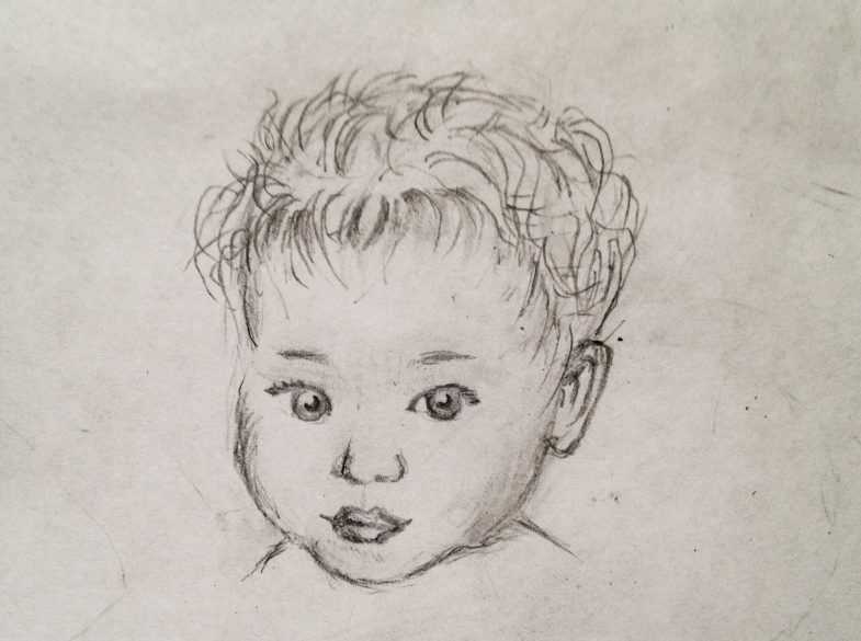 Как научить ребенка рисовать портрет