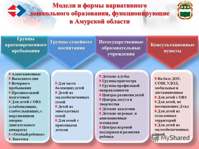 Вариативные формы дошкольного образования — вариативность как педагогическая проблема