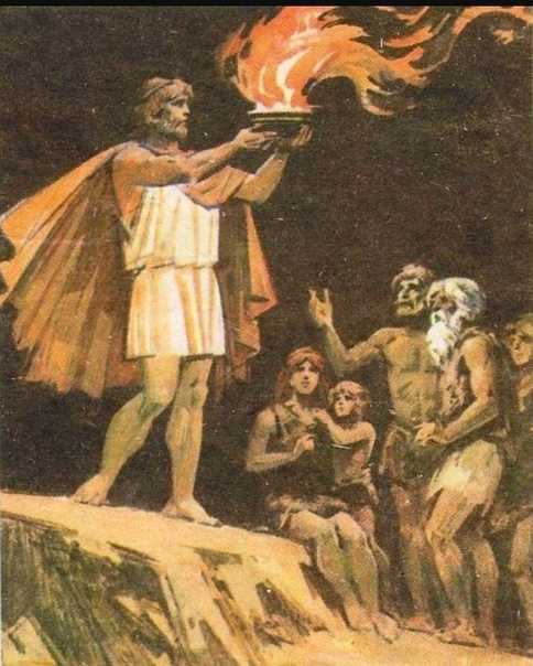 Почему прометея в древней греции считали мифологическим героем? дайте пожалуйста свой ответ.