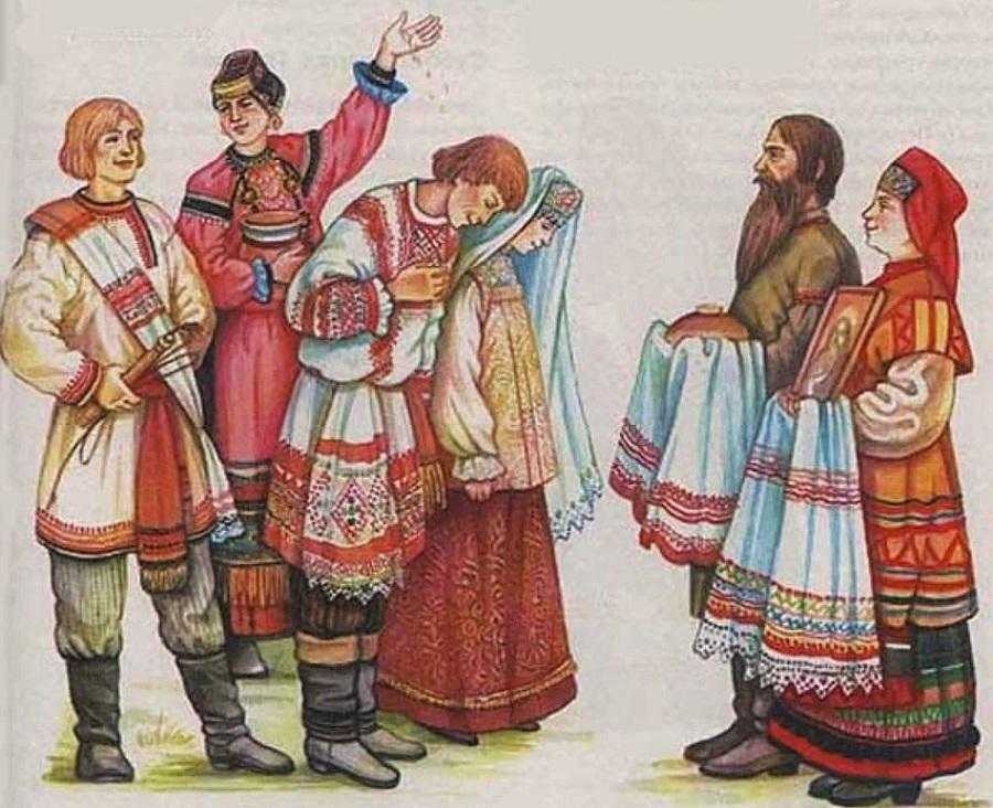 Свадебные обряды и традиции на руси