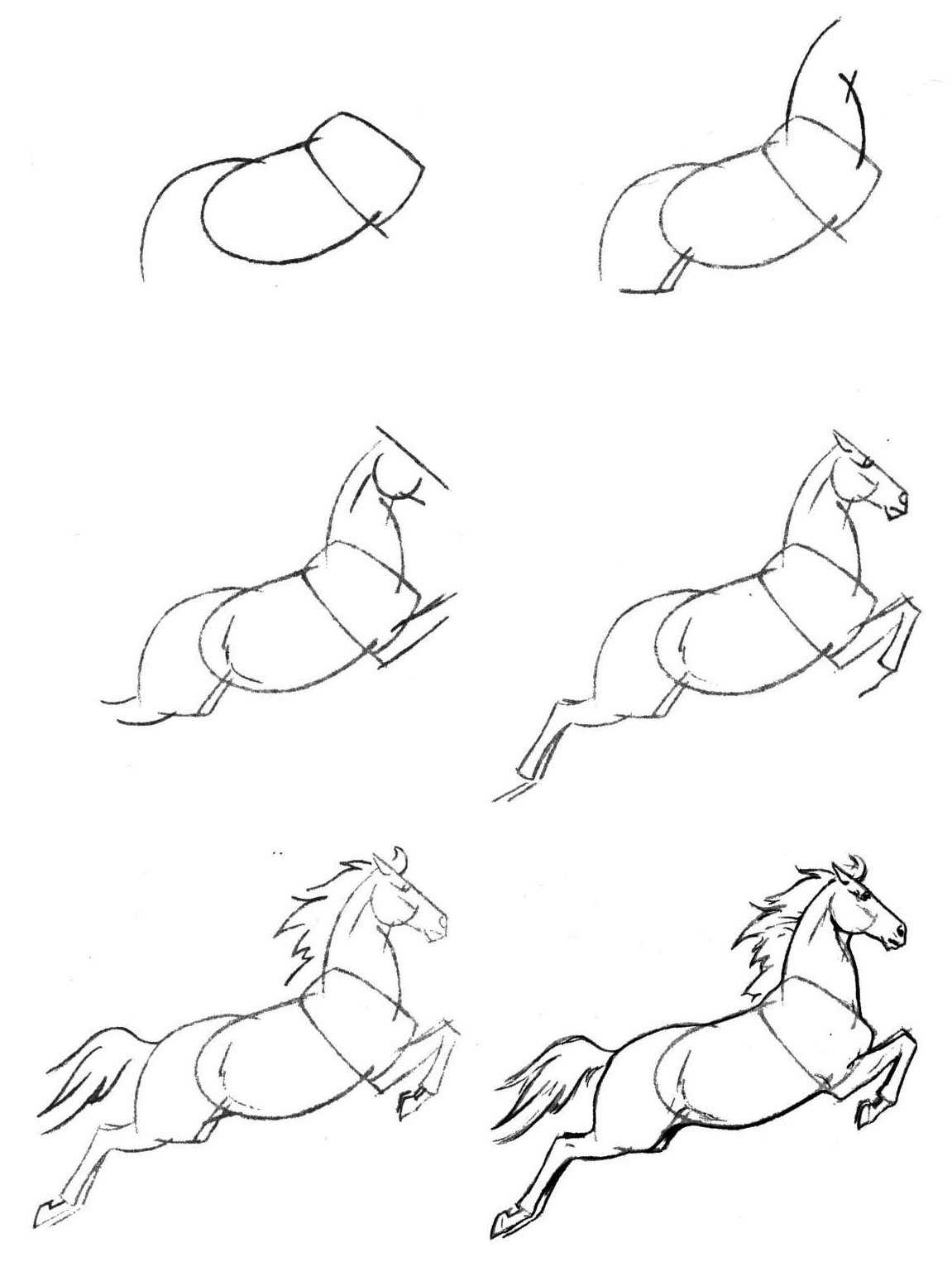 Как нарисовать лошадь поэтапно: легкий мастер-класс для начинающих, как красиво нарисовать карандашами и красками лошадь (105 фото)