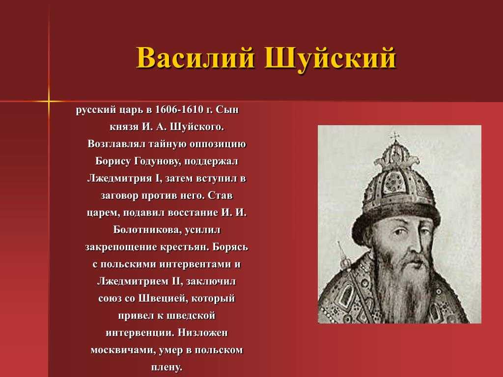 Смутное время: кратко и понятно
