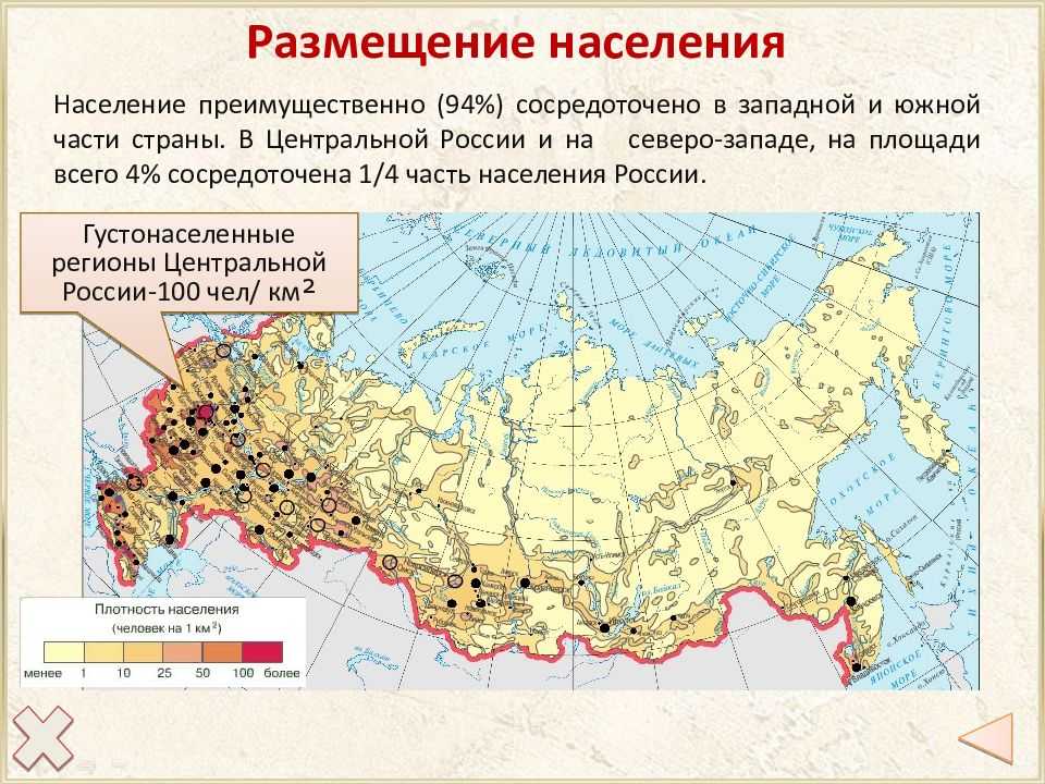 Урок 10: численность населения россии - 100urokov.ru