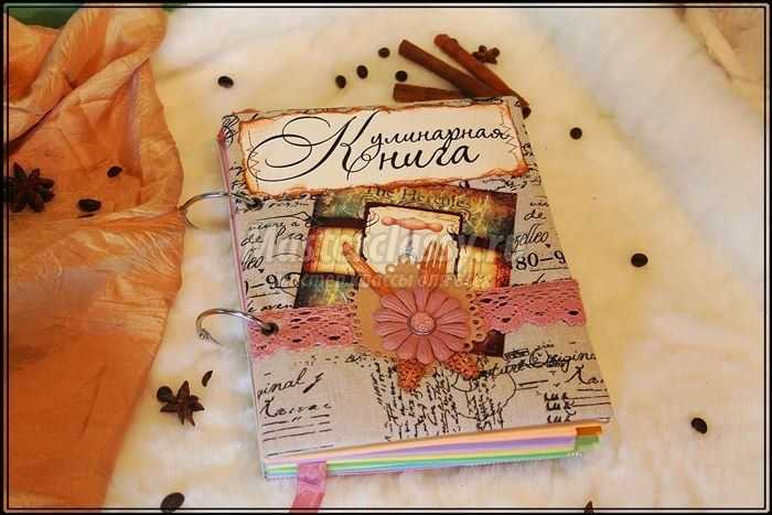 Скрапбукинг кулинарная книга для рецептов