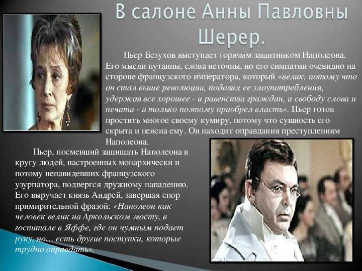 Анна шерер характеристика в романе война и мир кратко, образ героини с цитатами для сочинения в таблице