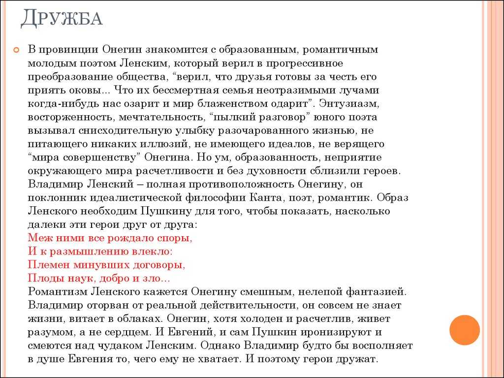 Друзья ли онегин и ленский: причины их дружбы, проблемы в отношениях