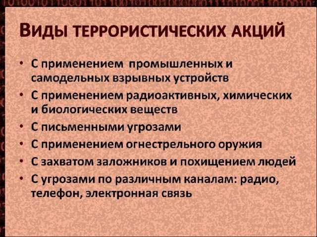 Криминальный терроризм. школа выживания в условиях экономического кризиса