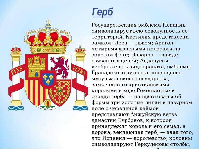 Доклад  испания (все о испании) 3 класс сообщение
