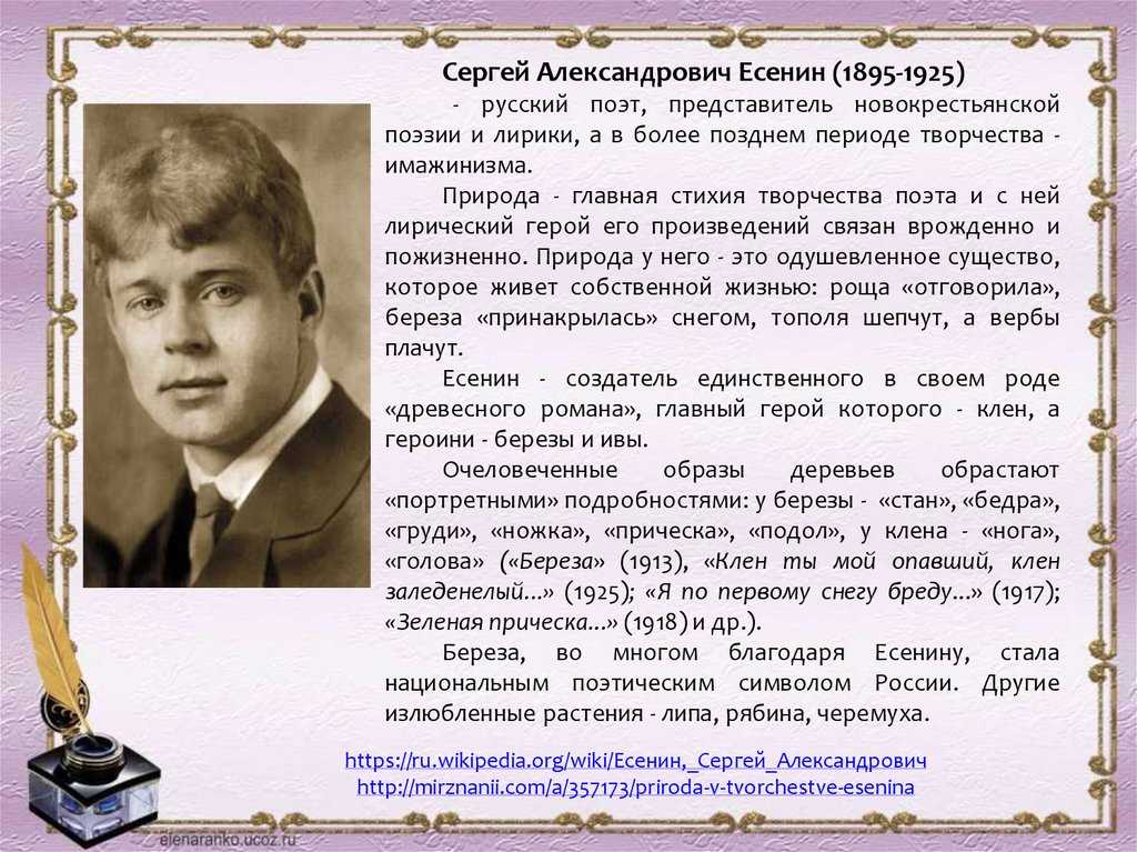 Сергей есенин. жизнь и судьба