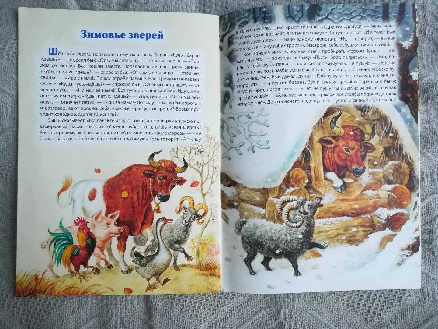 «зимовье зверей» читательский дневник