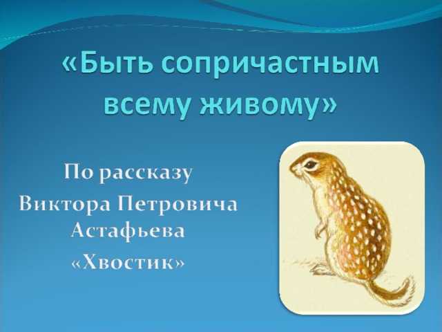 Отзыв на рассказ хвостик астафьев