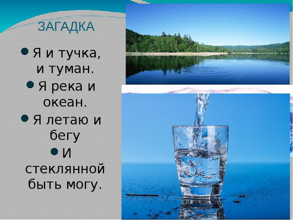 Загадки про воду для детей-дошкольников и школьников с ответами
