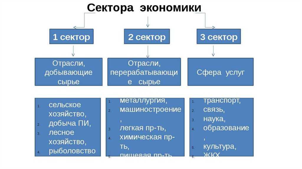 Секторы экономики россии: первичный, вторичный или третичный — что преобладает?