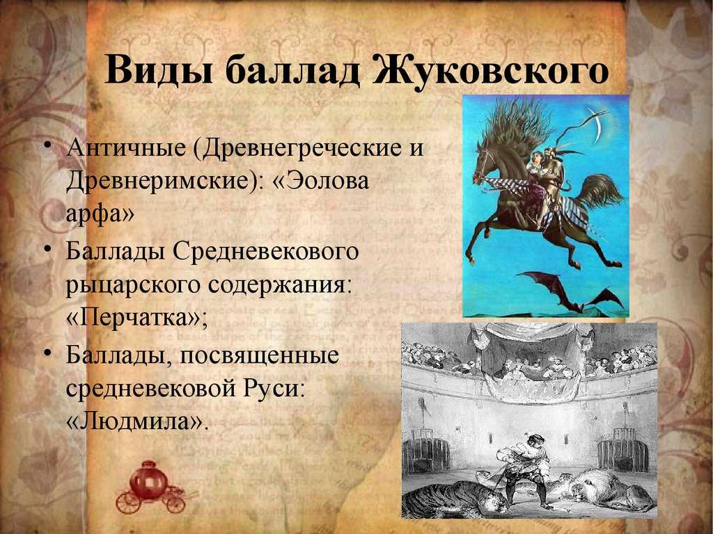 Смысл баллады эолова арфа жуковского