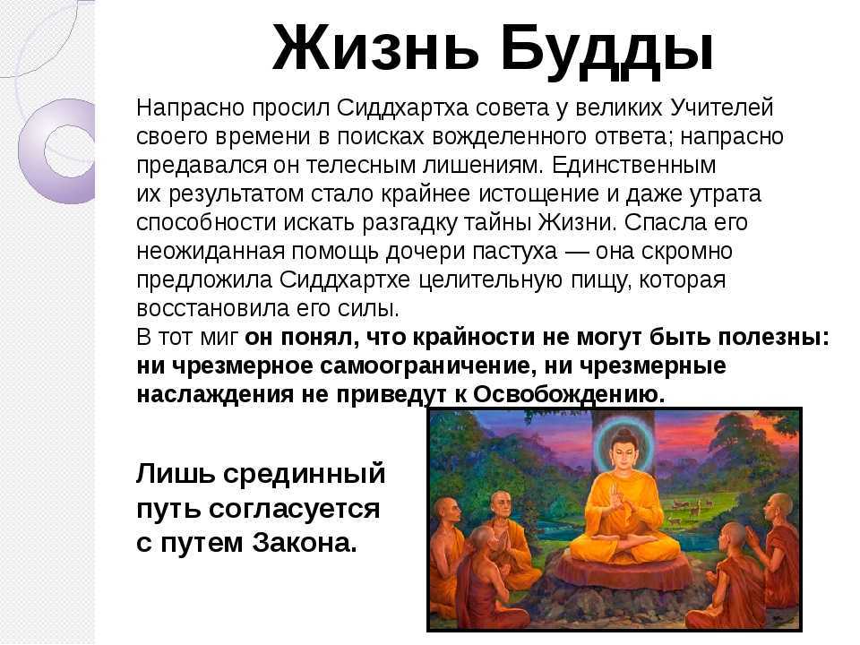 Буддизм - сообщение доклад