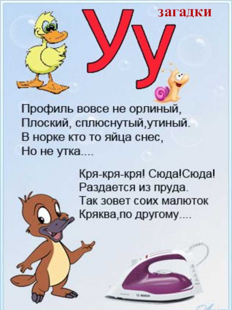 Загадки про буквы
