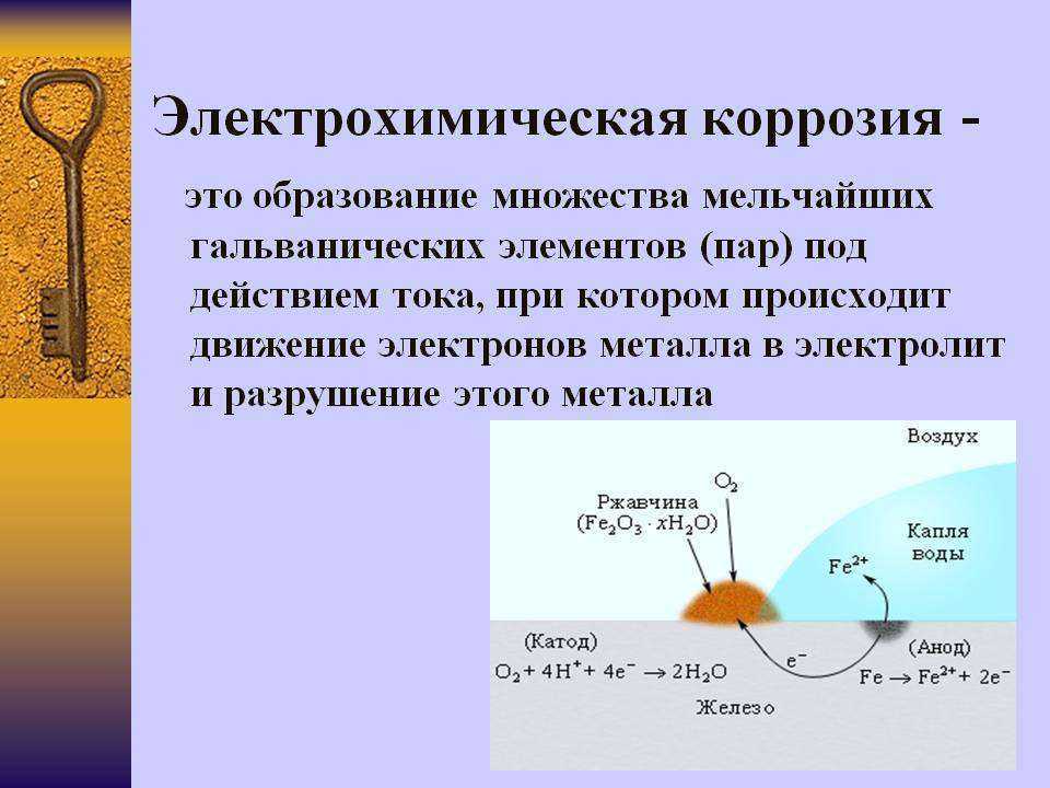Химическая и электрохимическая коррозия металлов