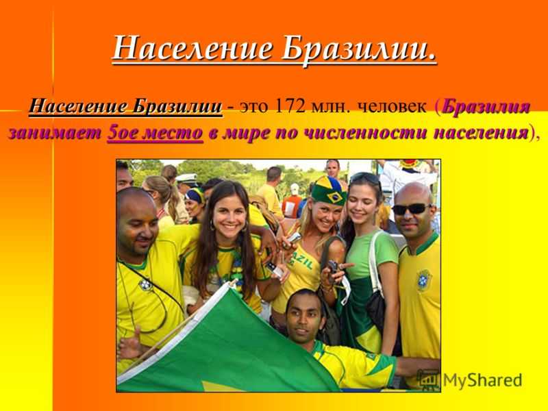 Население бразилии