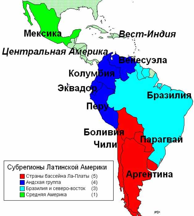 Климат стран латинской америки: особенности и географическое расположение