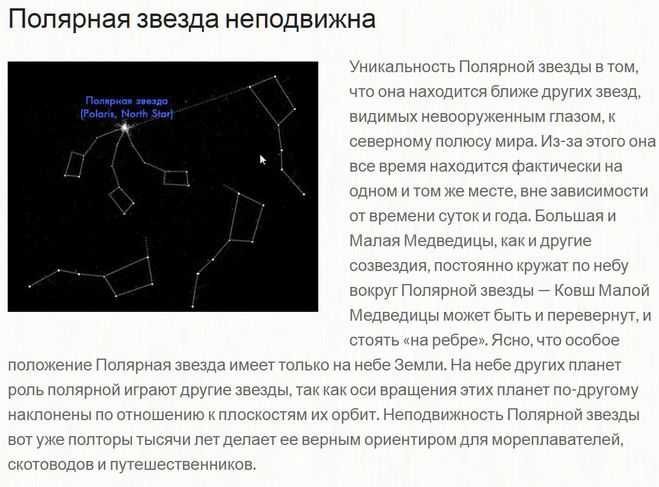 Самые распространенные мифы о полярной звезде