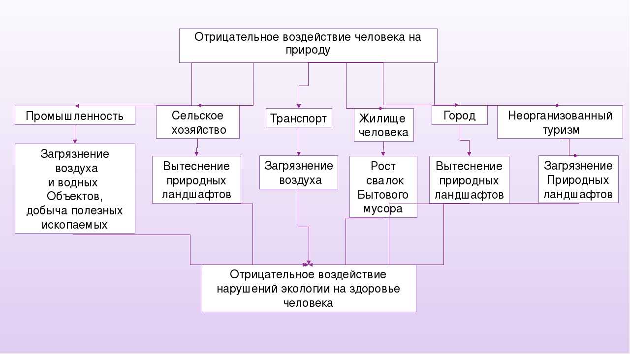 «влияние природы на человека»