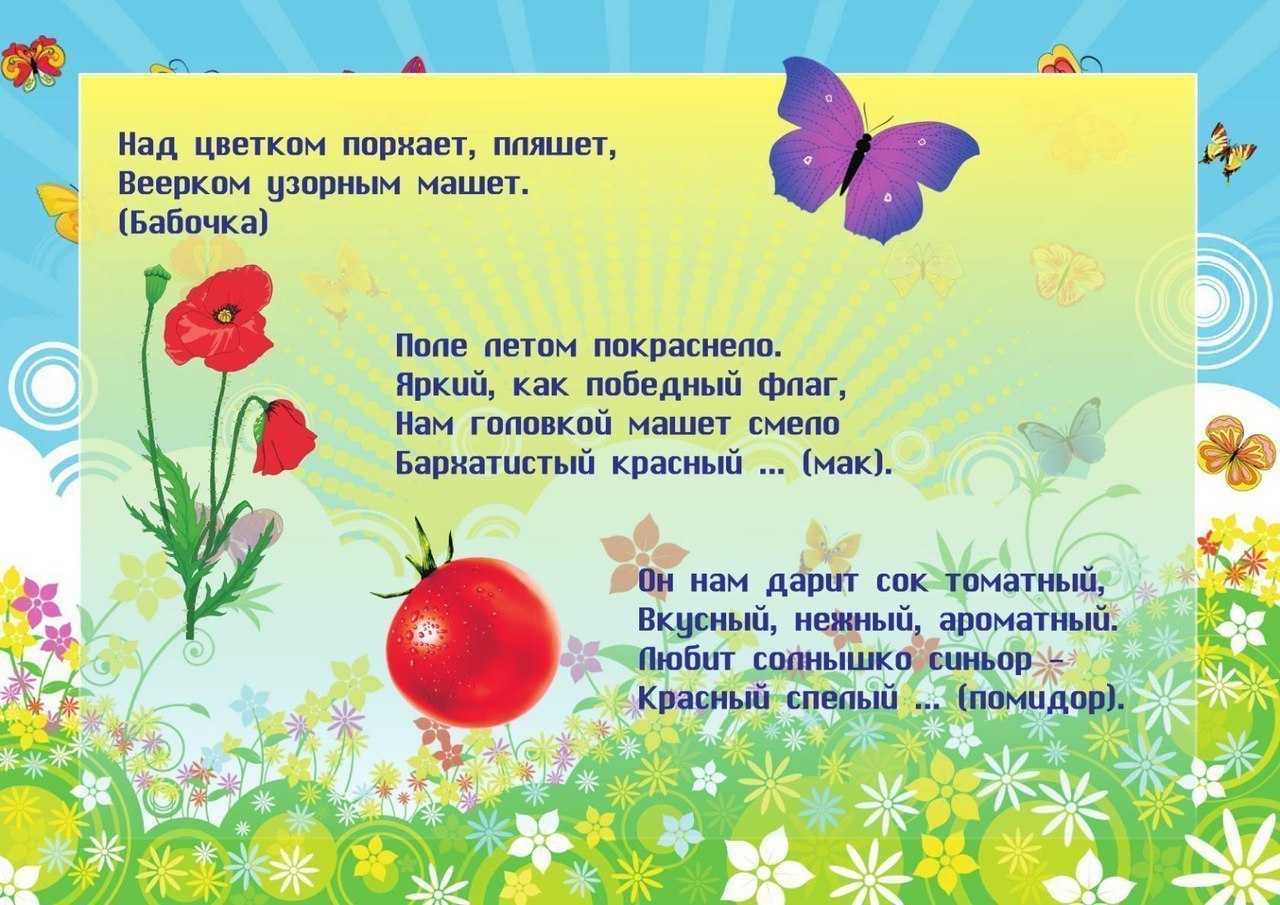 Загадки с ответами про лето для детей 5-6-7 лет