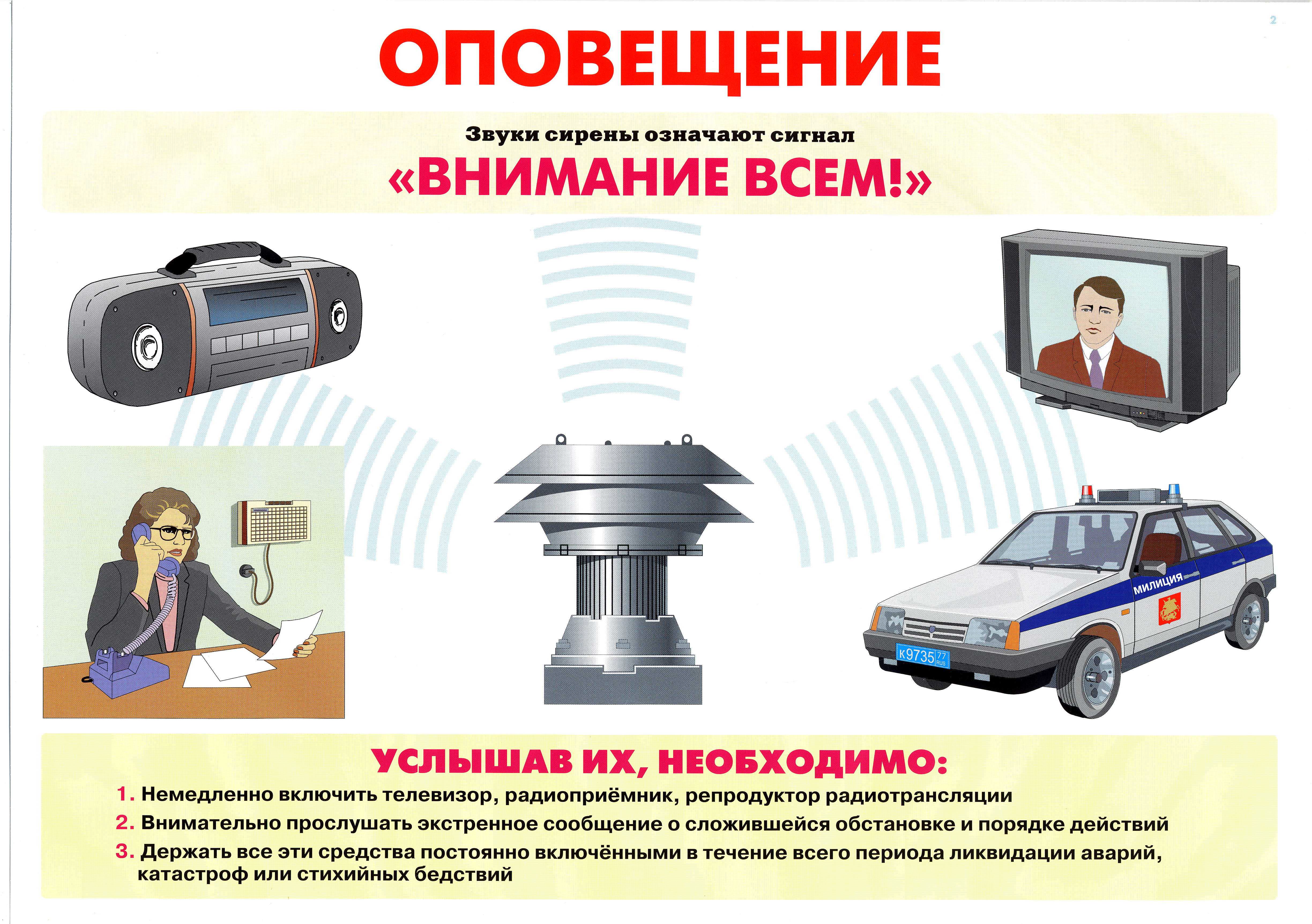 Сколько времени длится речевая информация по сигналу внимание всем? - помощь юриста