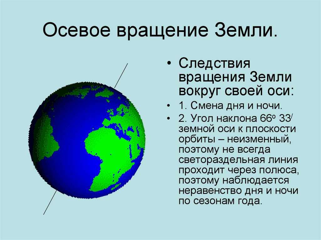 Каковы географические следствия движения земли вокруг солнца кратко