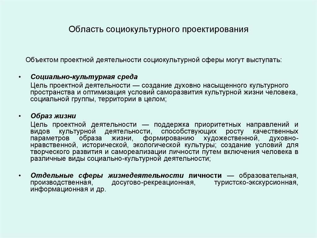 Теоретические подходы к разработке принципов и функций социально-культурной деятельности