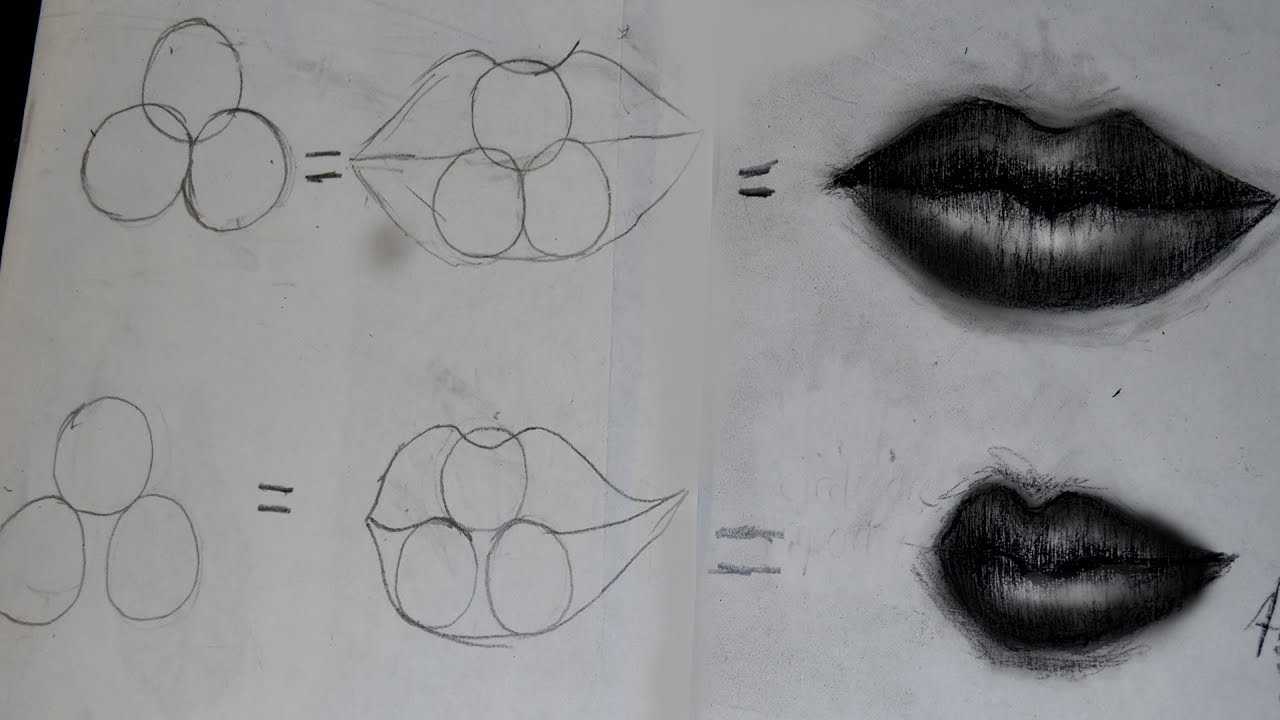 Как легко и красиво рисовать губы карандашом: пошаговые инструкции