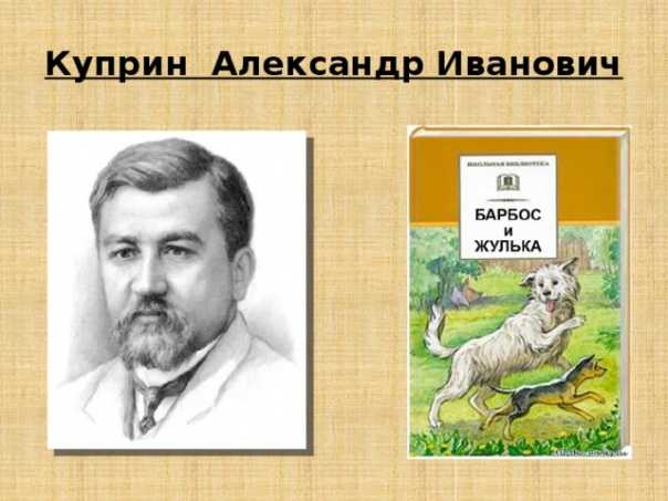 Презентация на тему александр иванович куприн «барбос и жулька»
