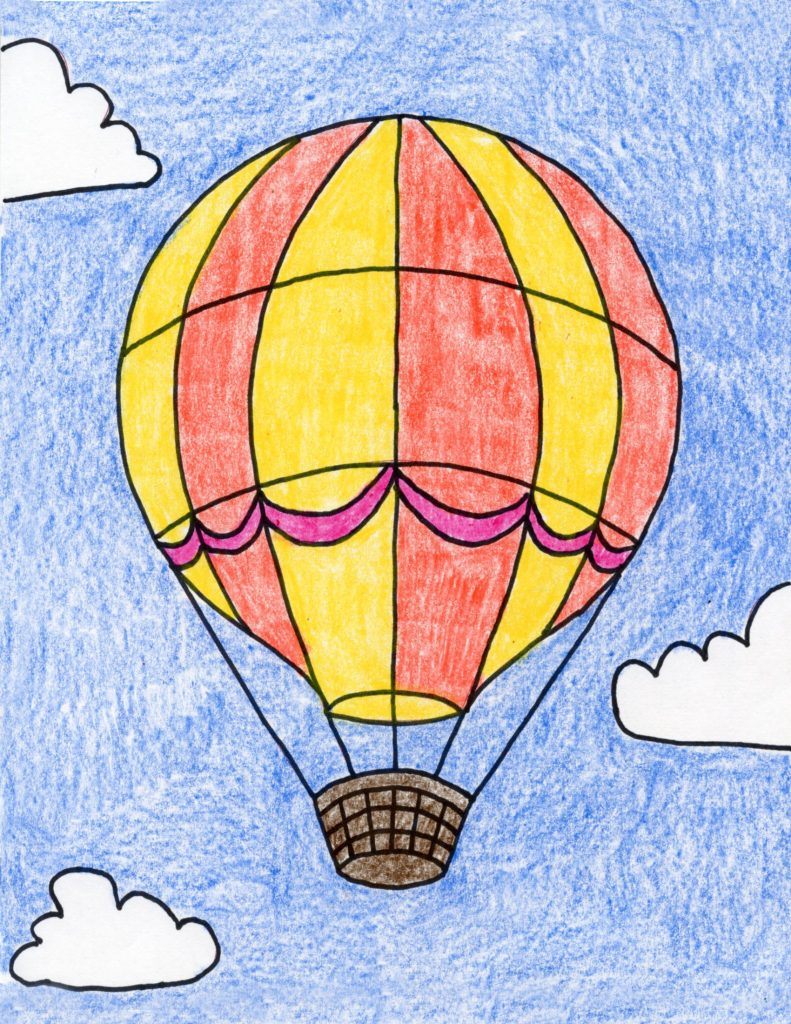 Как нарисовать воздушный шар - веселый и простой урок рисования воздушных шаров