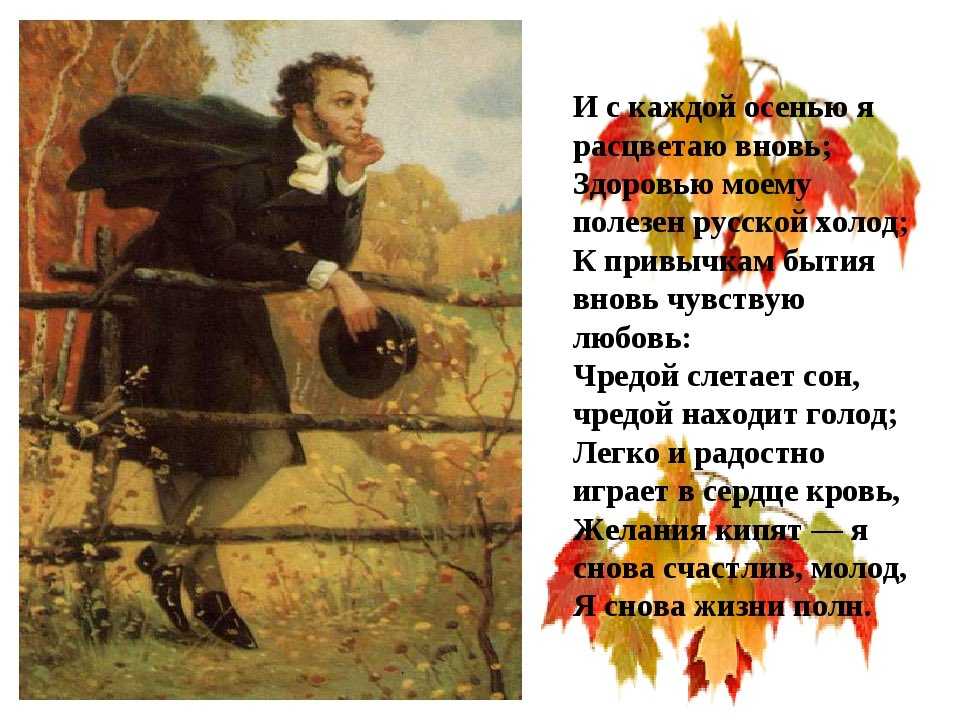 Стихи про осень русских поэтов для школьников