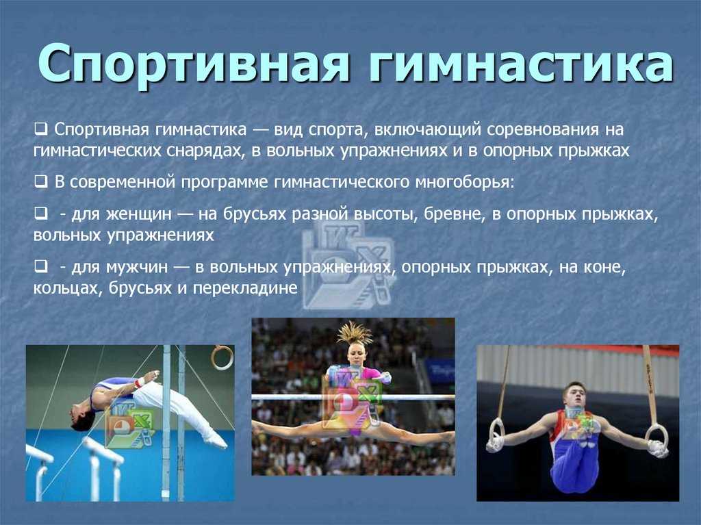 Реферат на тему: “гимнастика как вид спорта”