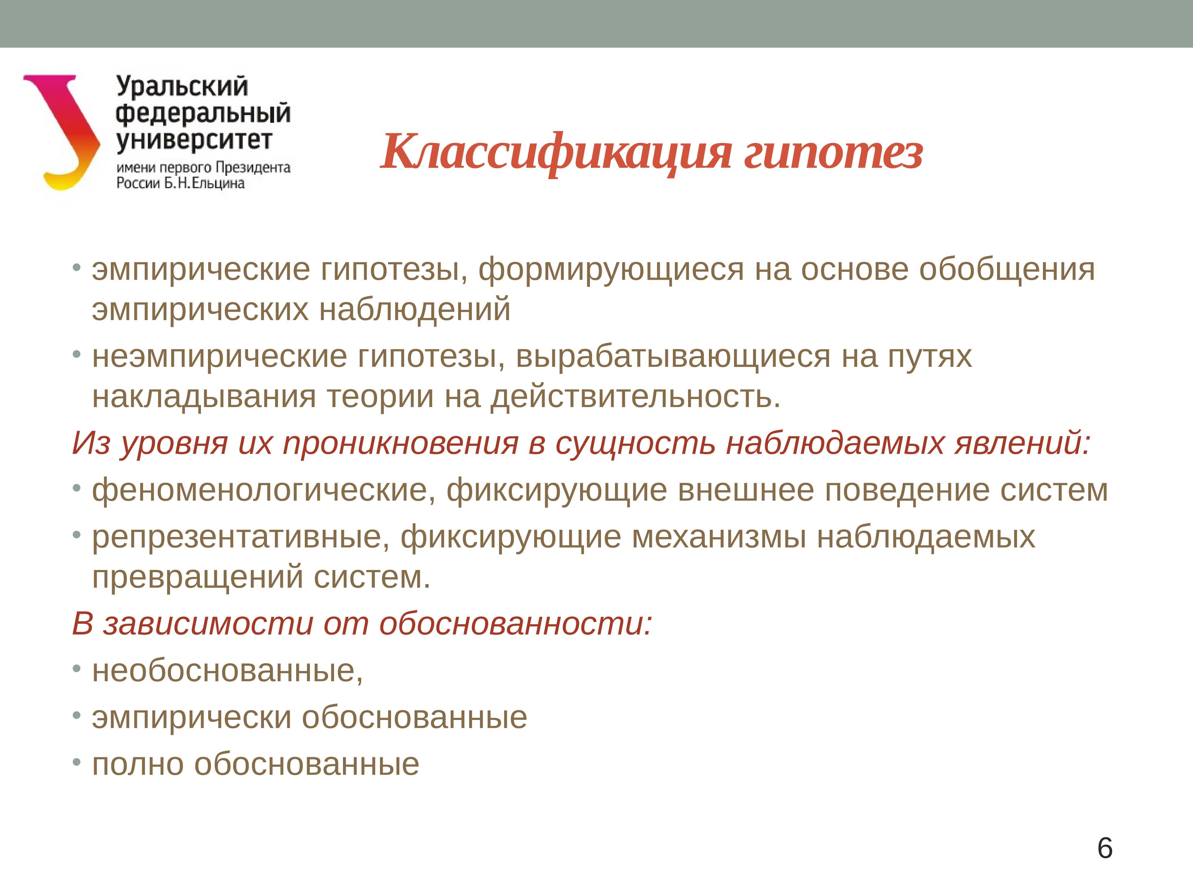 Значение гипотезы исследования и ее роль в научных исследованиях