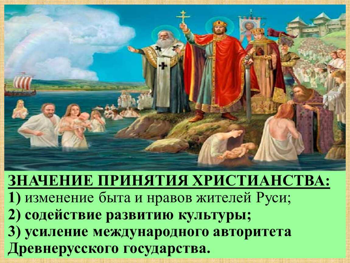 Презентация на тему "князь владимир. крещение руси." по истории для 6 класса
