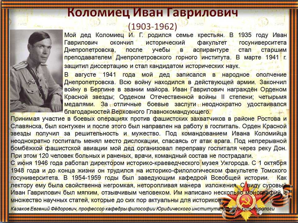 Происхождение фамилии коломиец кратко