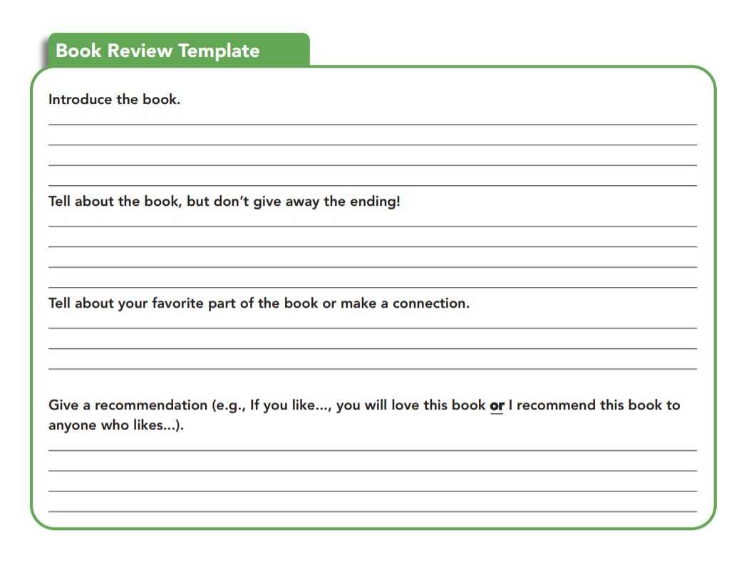 50 best book review templates (kids, middle school etc.) ᐅ templatelab