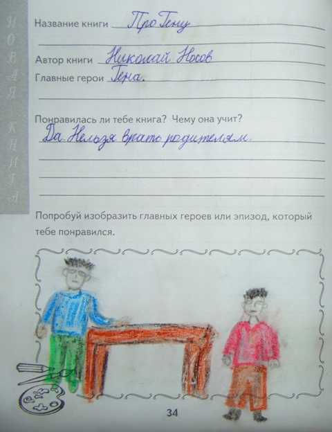 Читательский дневник «телефон» н.н. носов.