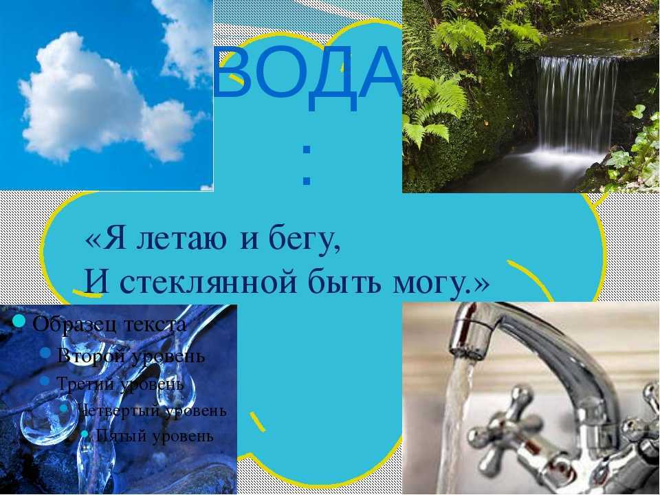 В жаркий день я самая желанная. загадки про воду для детей