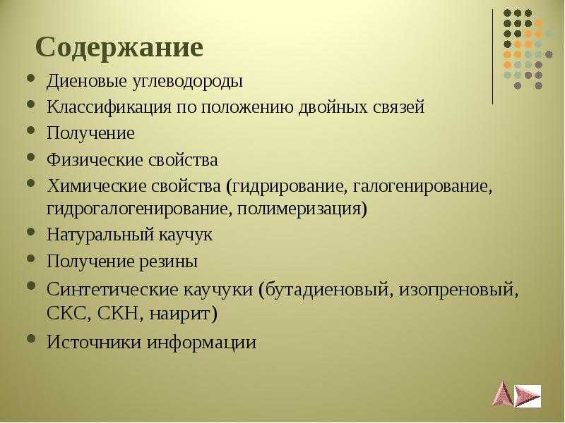 Диеновые углеводороды (стр. 1 из 2)