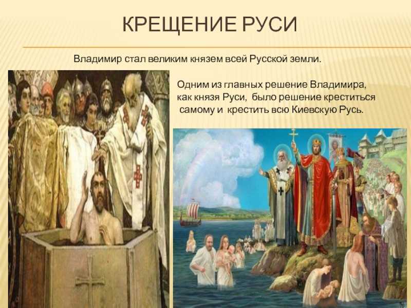 Что такое крещение руси