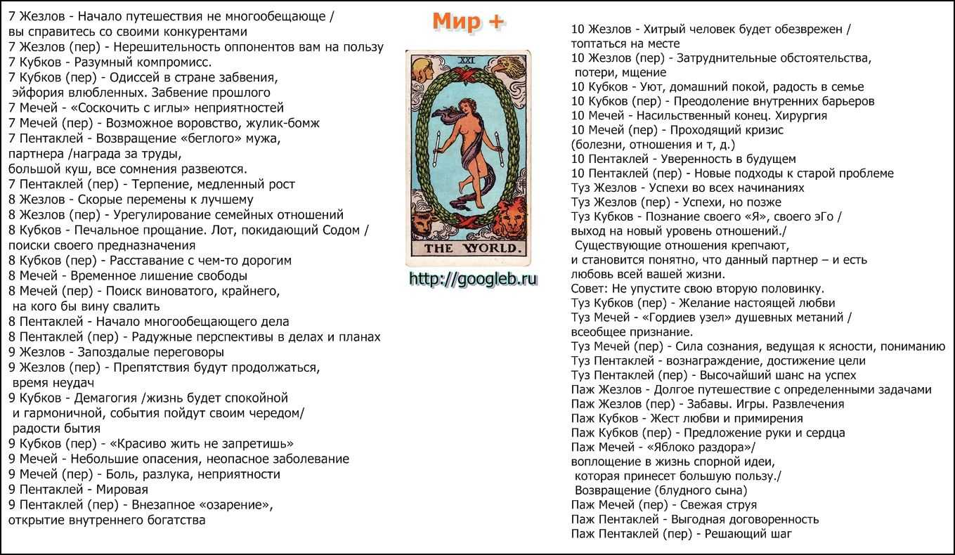 Карта 10 (десятка) жезлов таро — значение при гадании и трактовка в сочетании с другими арканами