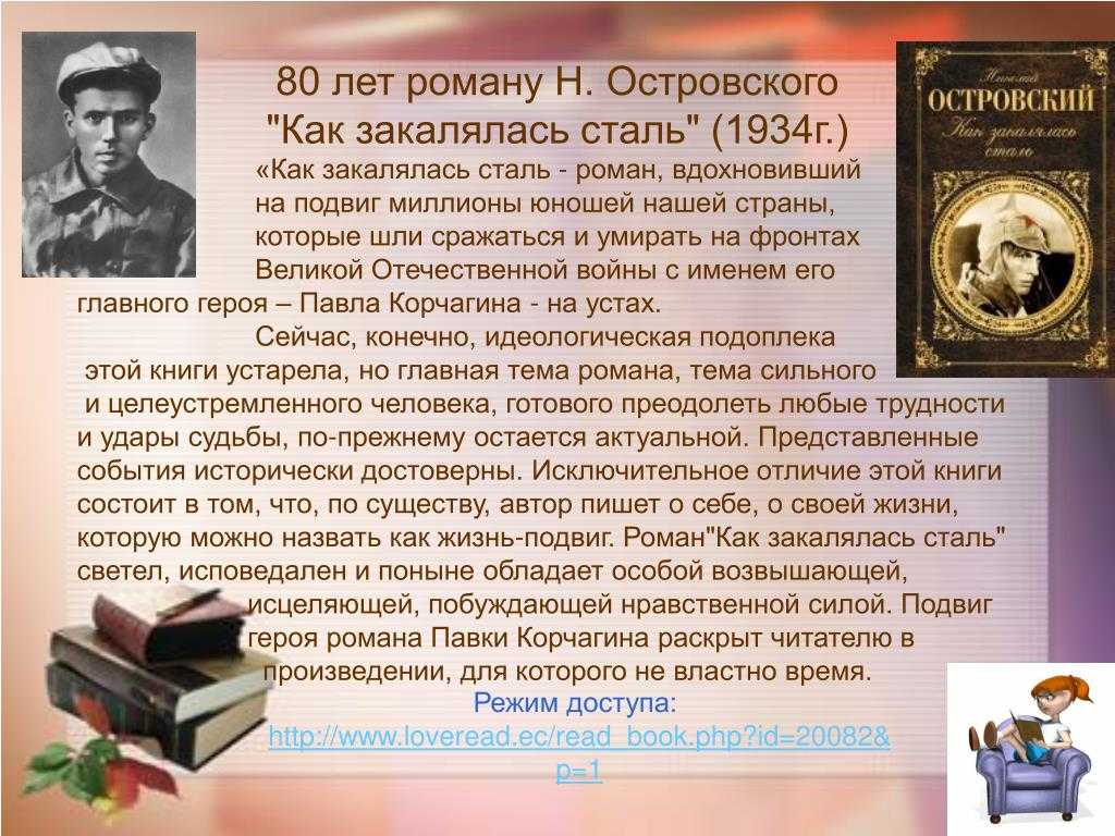Краткое содержание «как закалялась сталь»